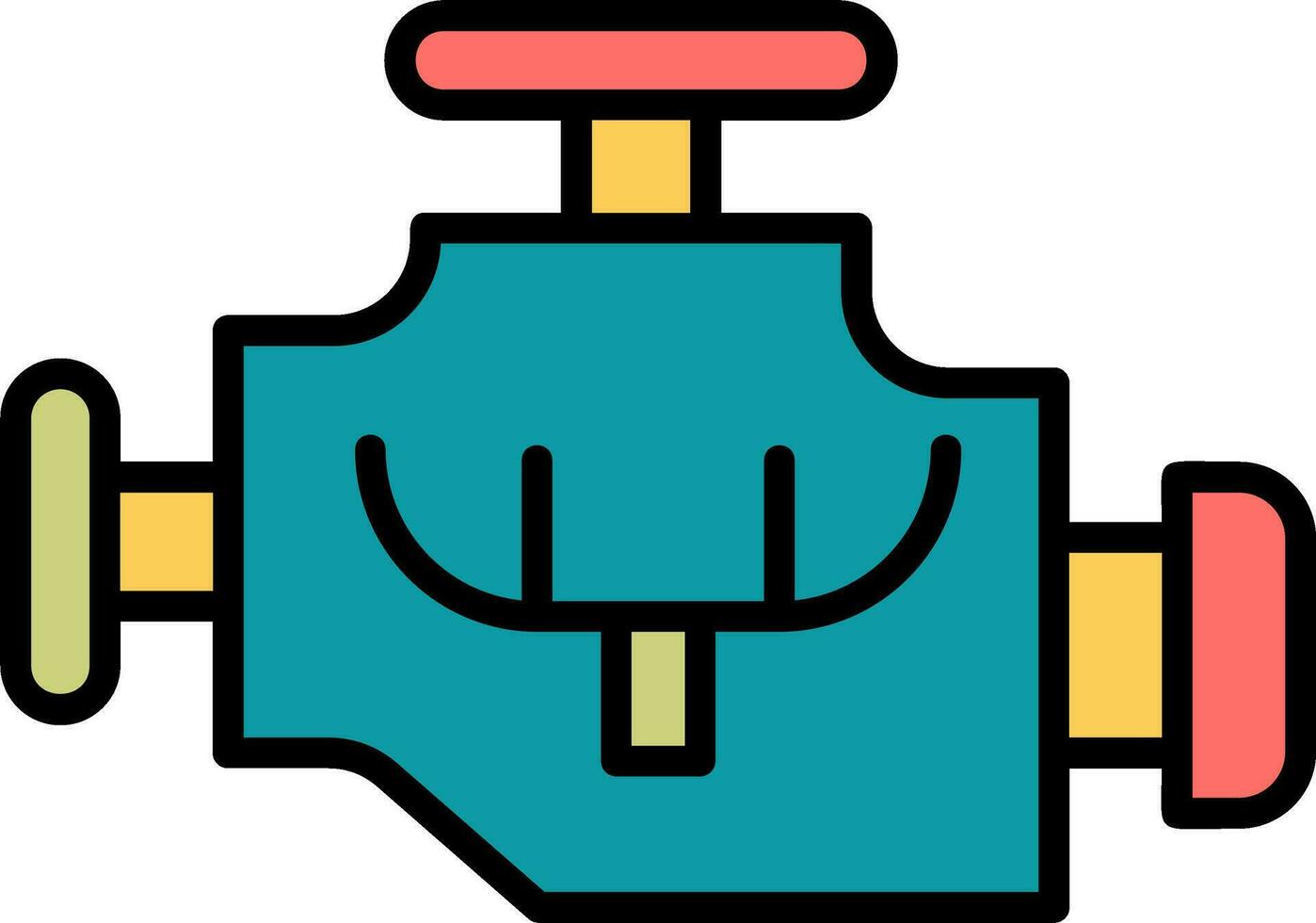 Car Engine Vector Icon