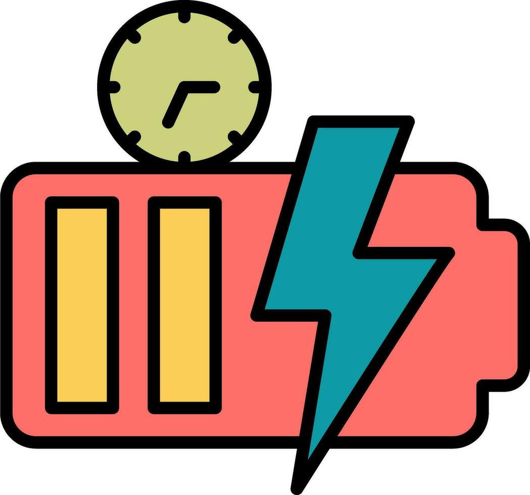 Fast Charge Vector Icon