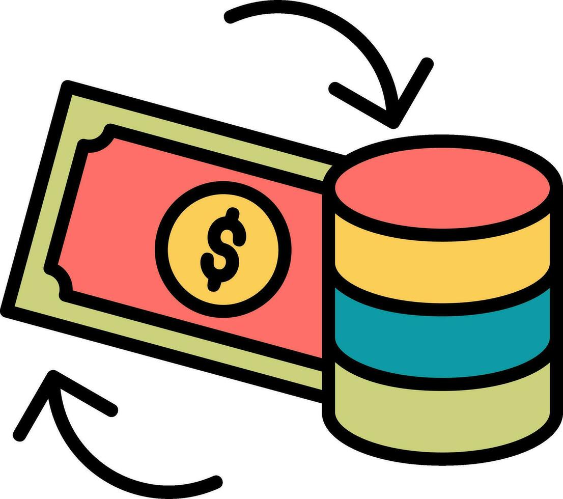 exchange rate Vector Icon