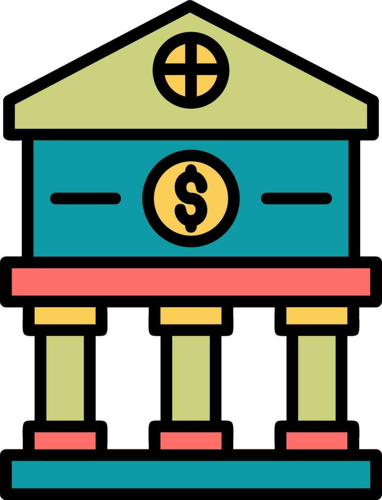 bank Vector Icon