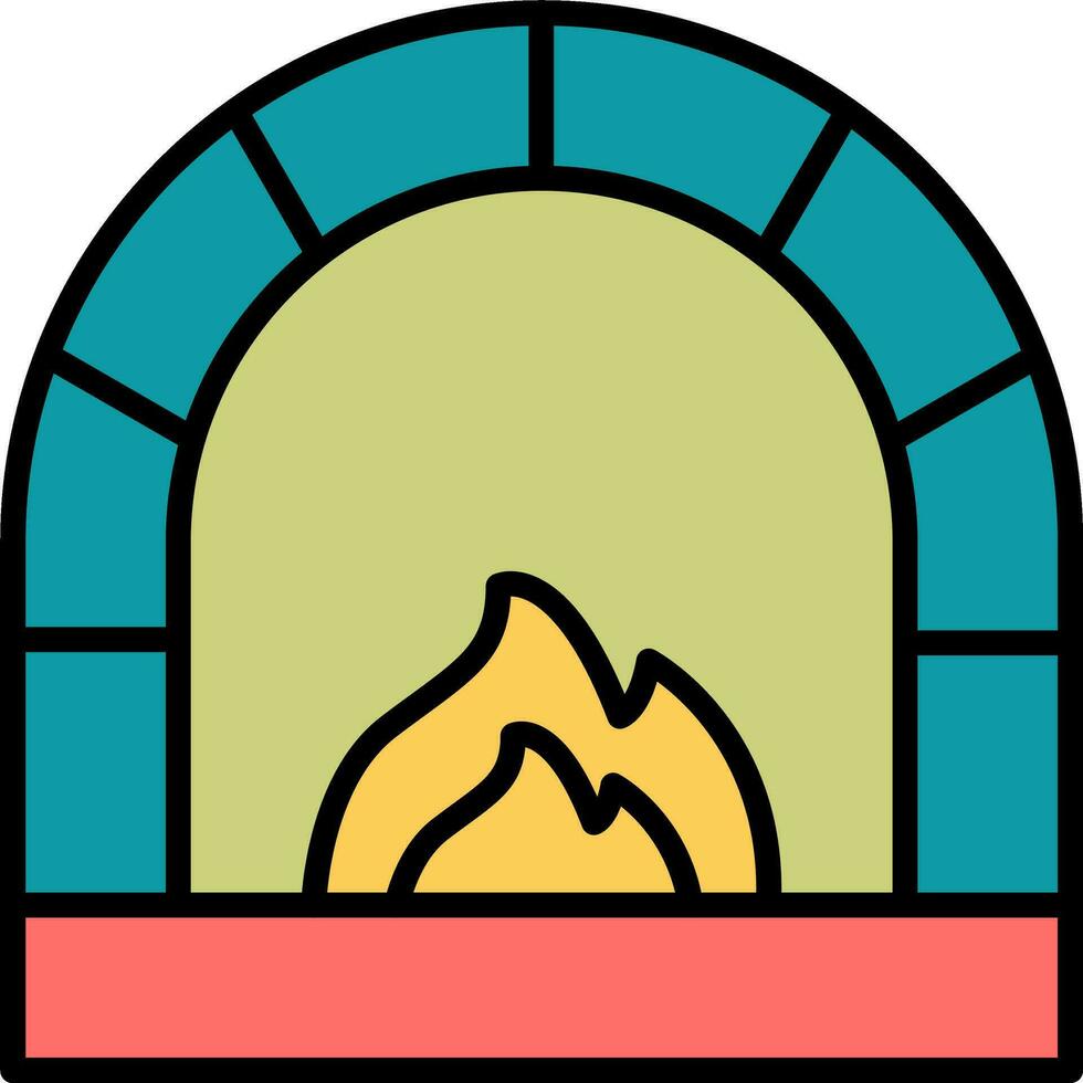 Stone Oven Vector Icon