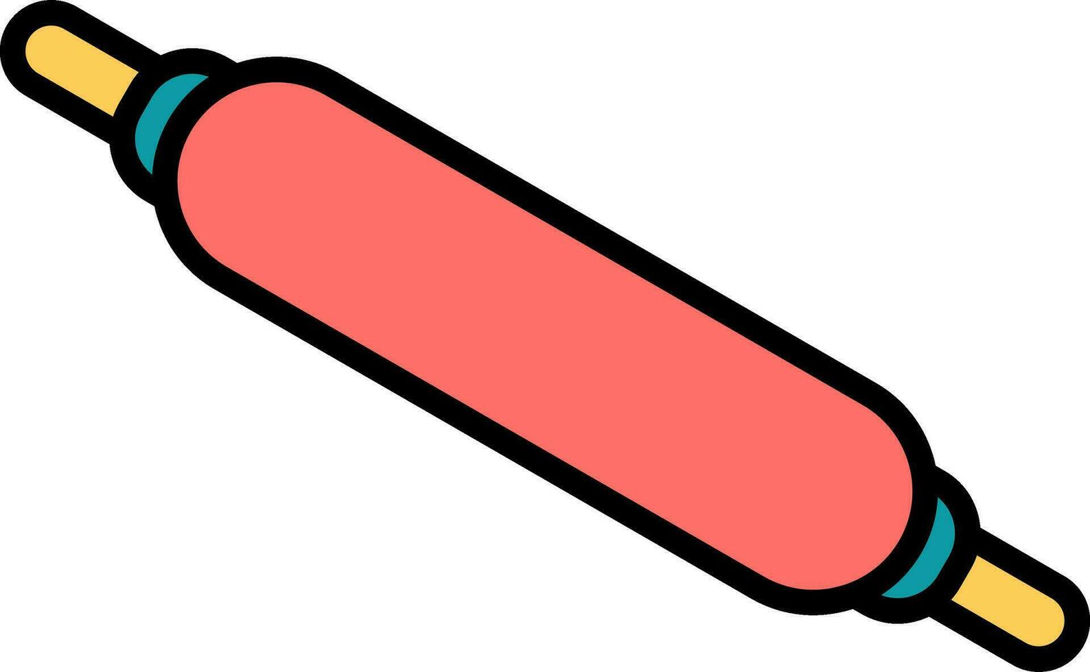 Rolling Pin Vector Icon