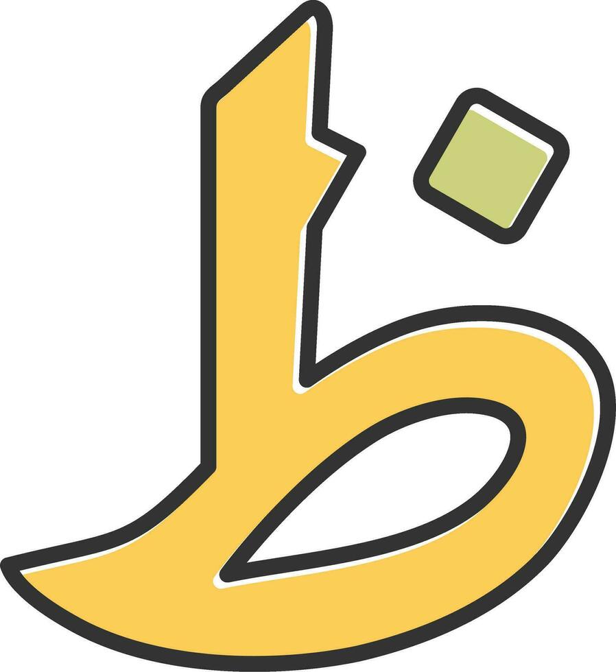 Arabic Language Vector Icon