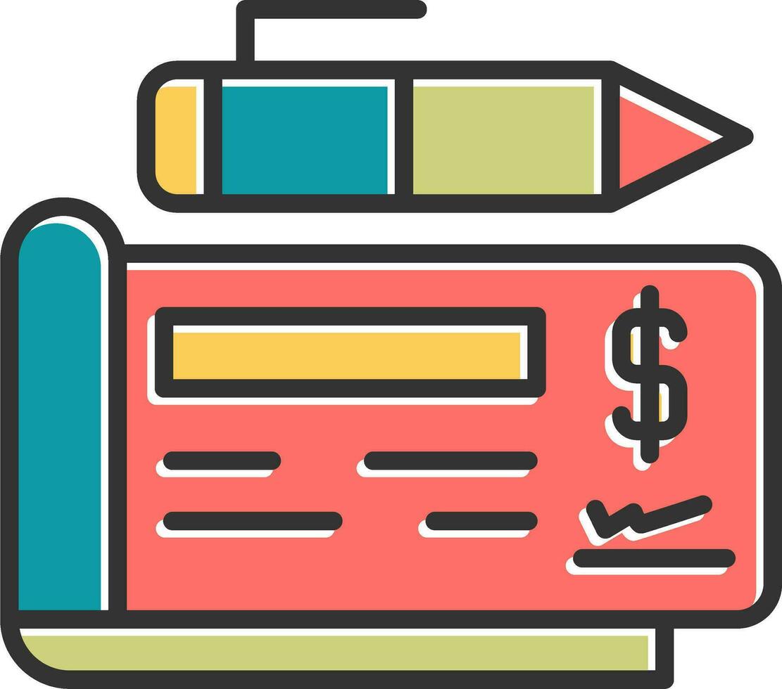 Checkbook Vector Icon