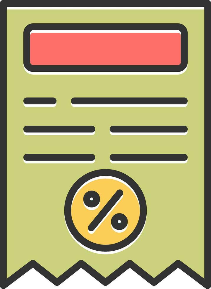 Bill Vector Icon