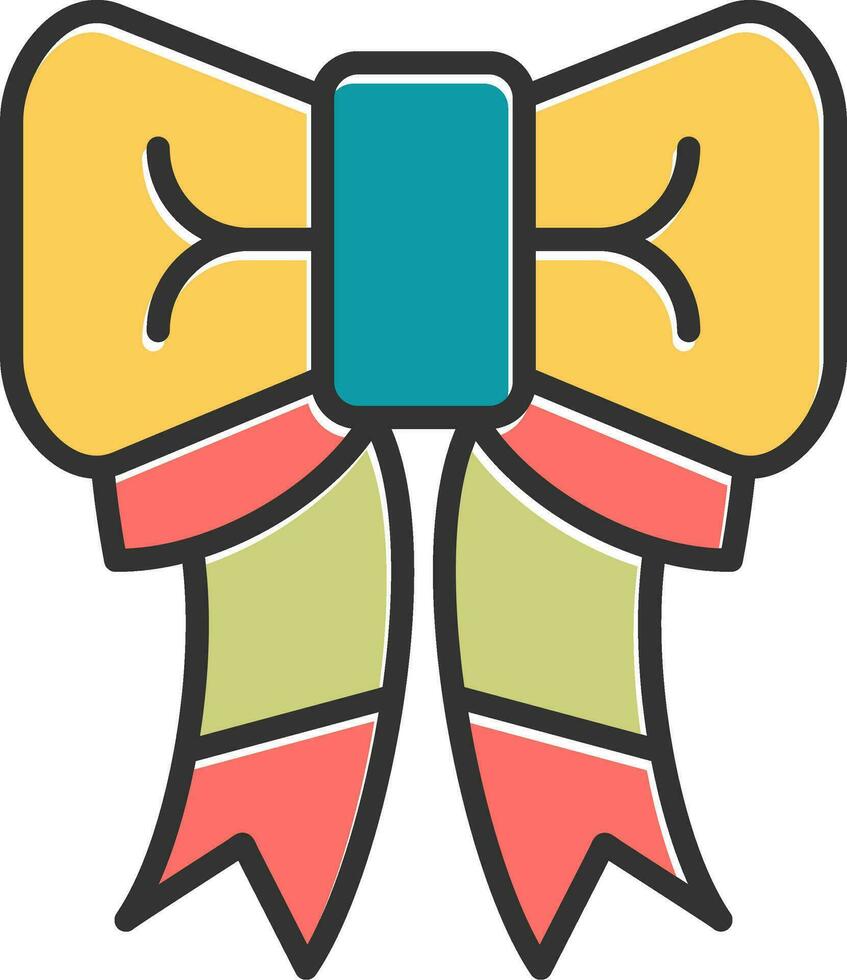 Ribbon Bow Vector Icon