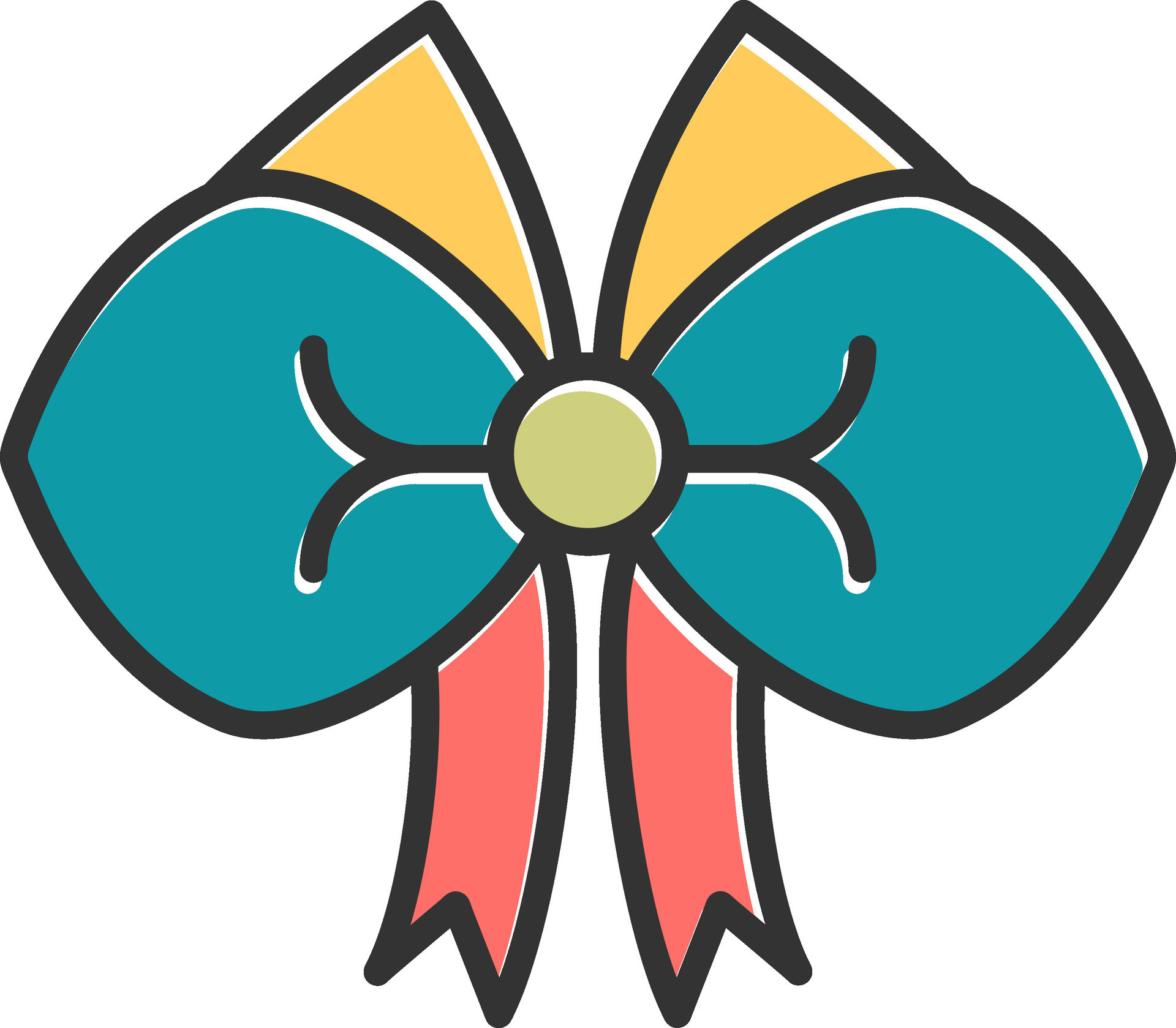 Ribbon Bow Vector Icon 32076442 Vector Art at Vecteezy