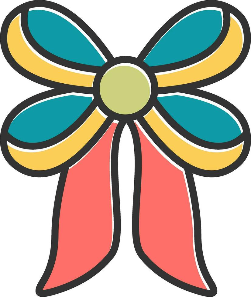 Ribbon Bow Vector Icon