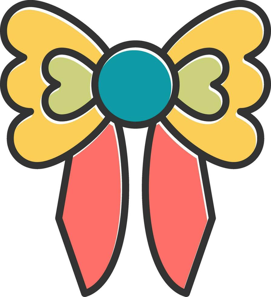 Ribbon Bow Vector Icon