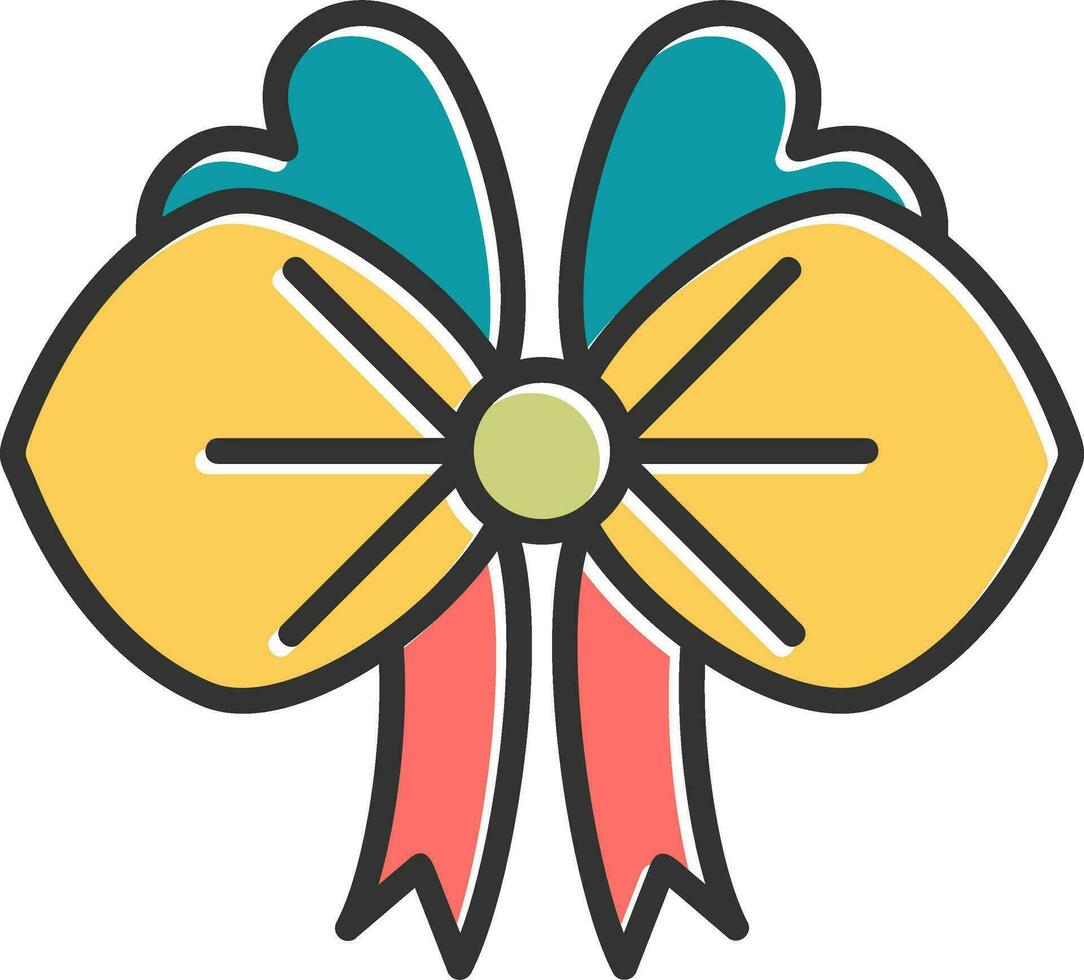 Ribbon Bow Vector Icon