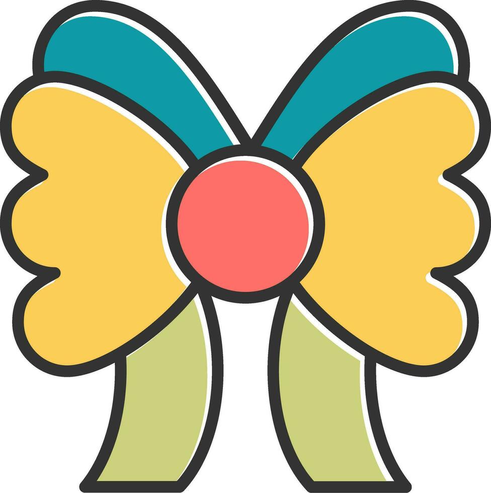 Ribbon Bow Vector Icon