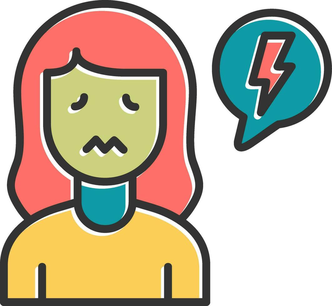Overwhelmed Vector Icon