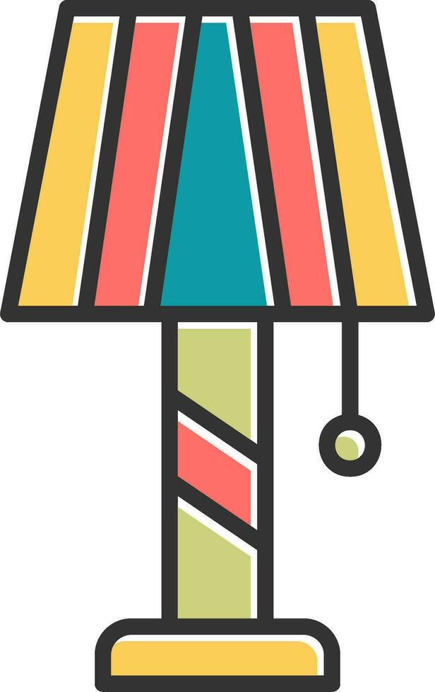 Desk Lamp Vector Icon