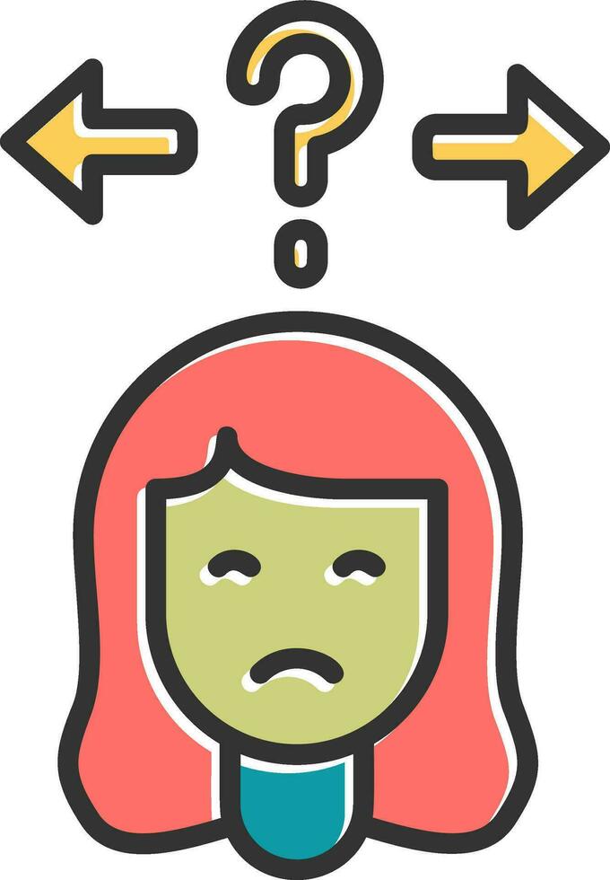 Uncertainty Vector Icon