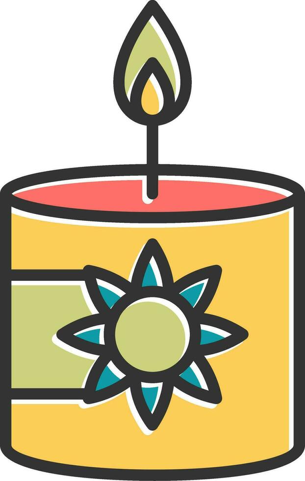 Scented Candle Vector Icon