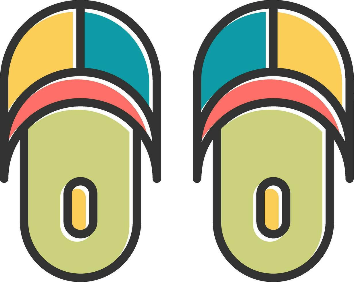 Slippers Vector Icon