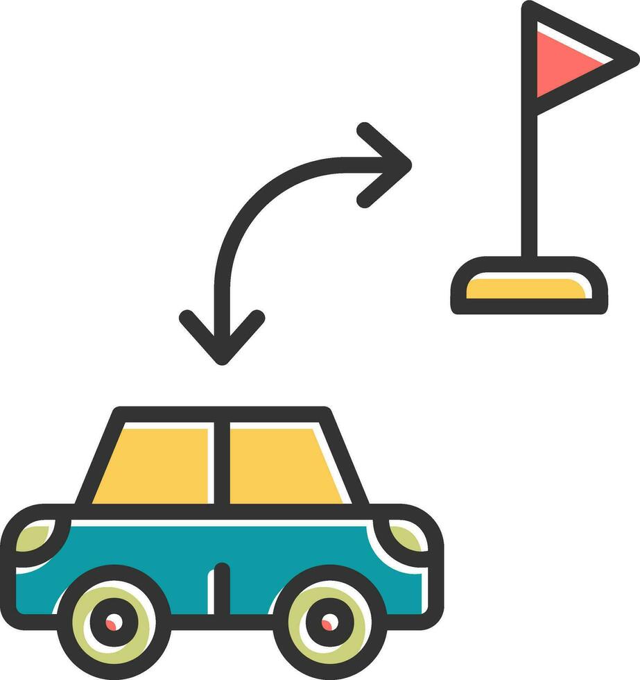 Driving School Vector Icon