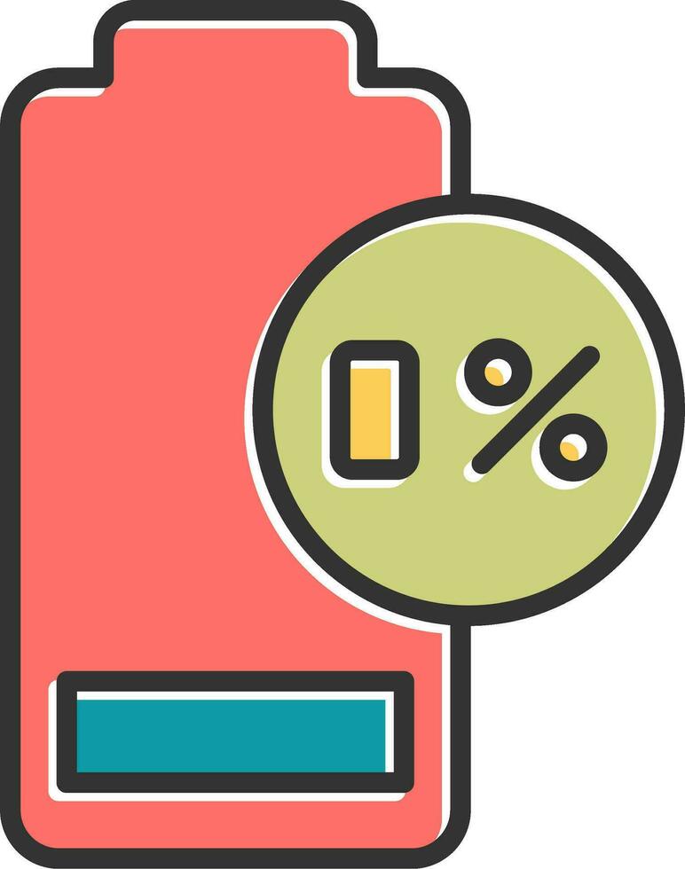 0 Percent Vector Icon
