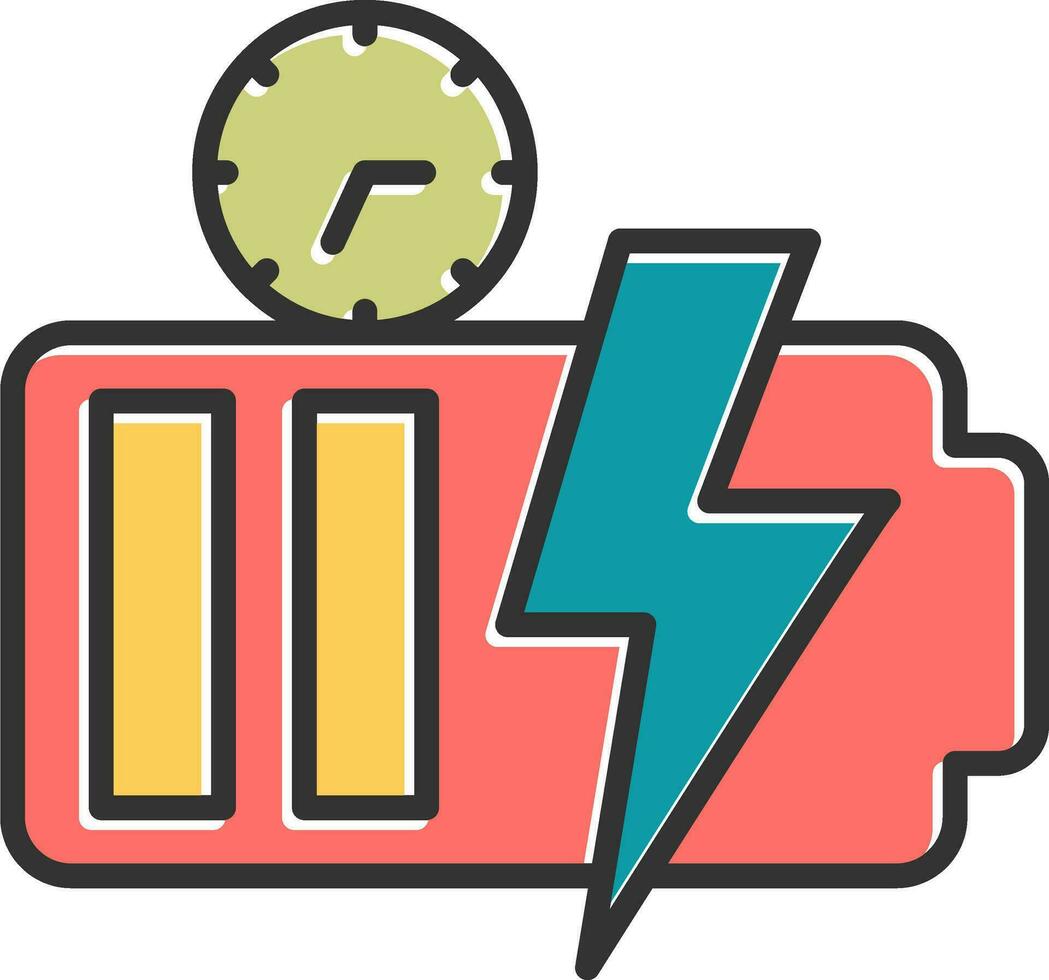 Fast Charge Vector Icon