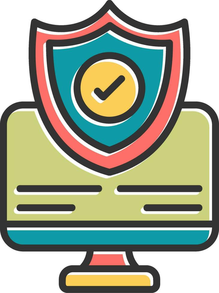 icono de vector de seguridad