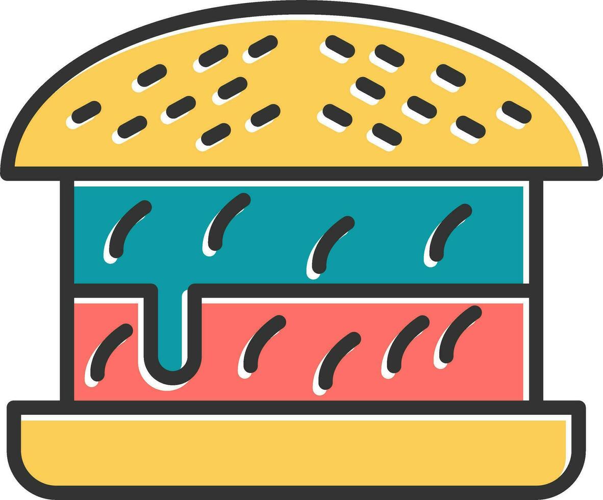 Hamburger Vector Icon