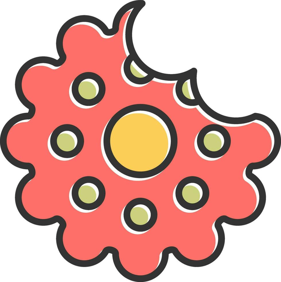 Biscuit Vector Icon