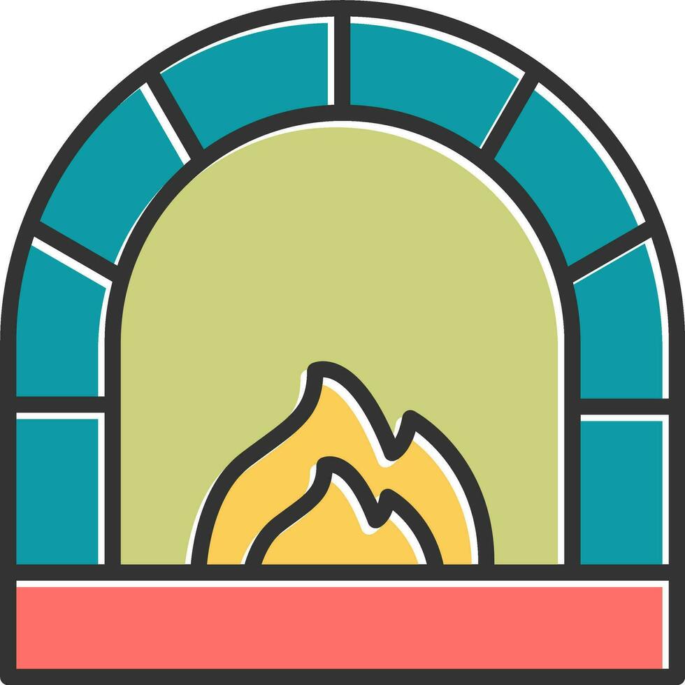 Stone Oven Vector Icon