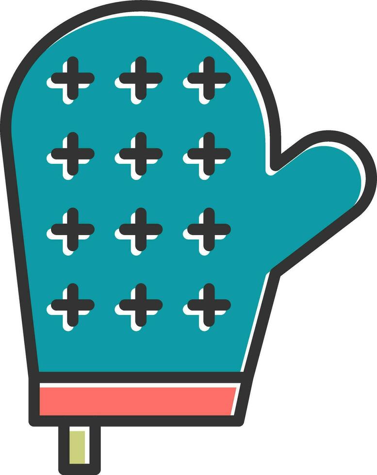 Oven Glove Vector Icon