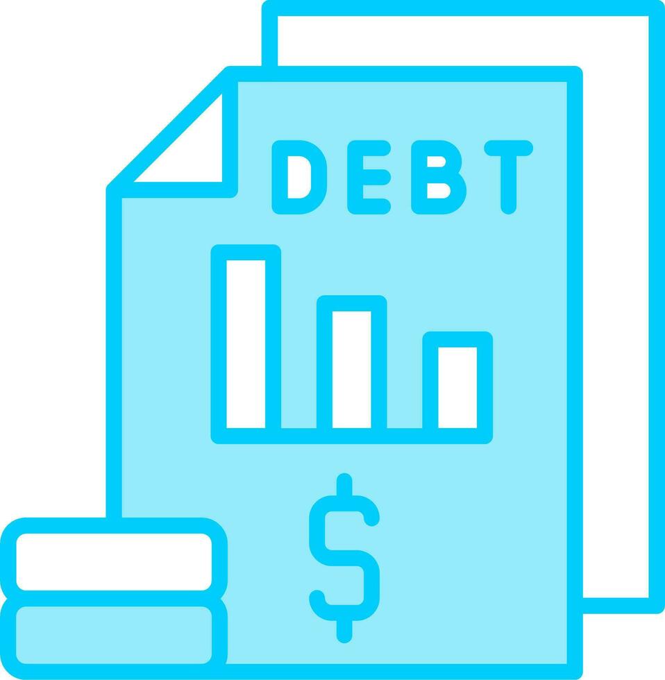 Debt Vector Icon