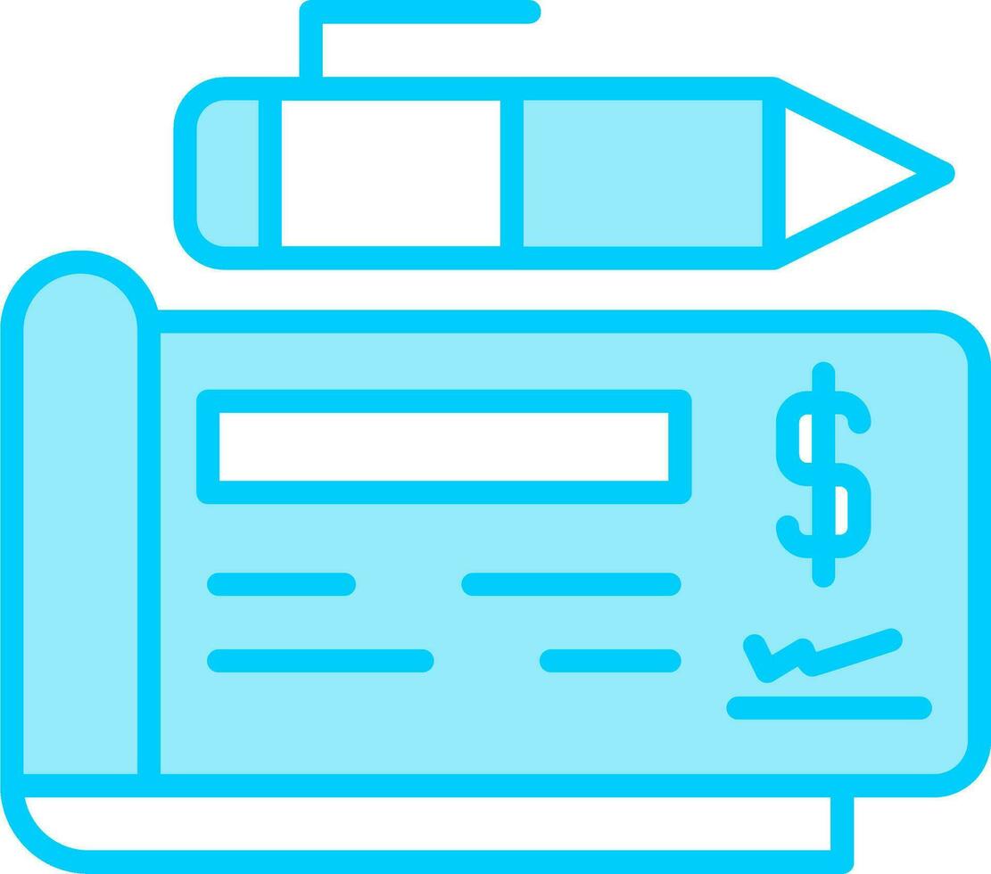 Checkbook Vector Icon