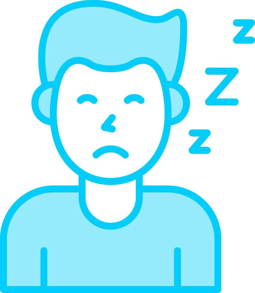Bored Vector Icon