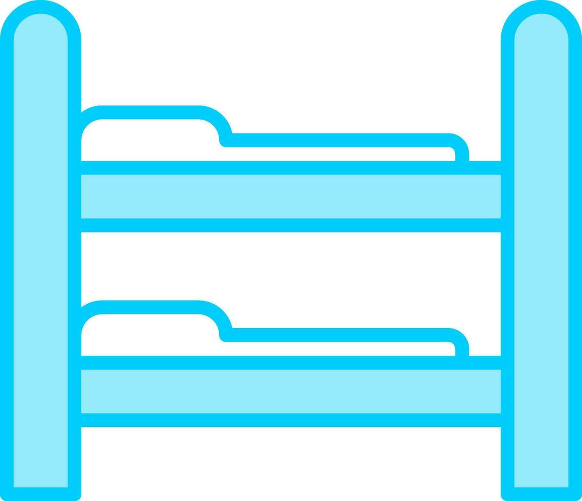 Bunk Bed Vector Icon