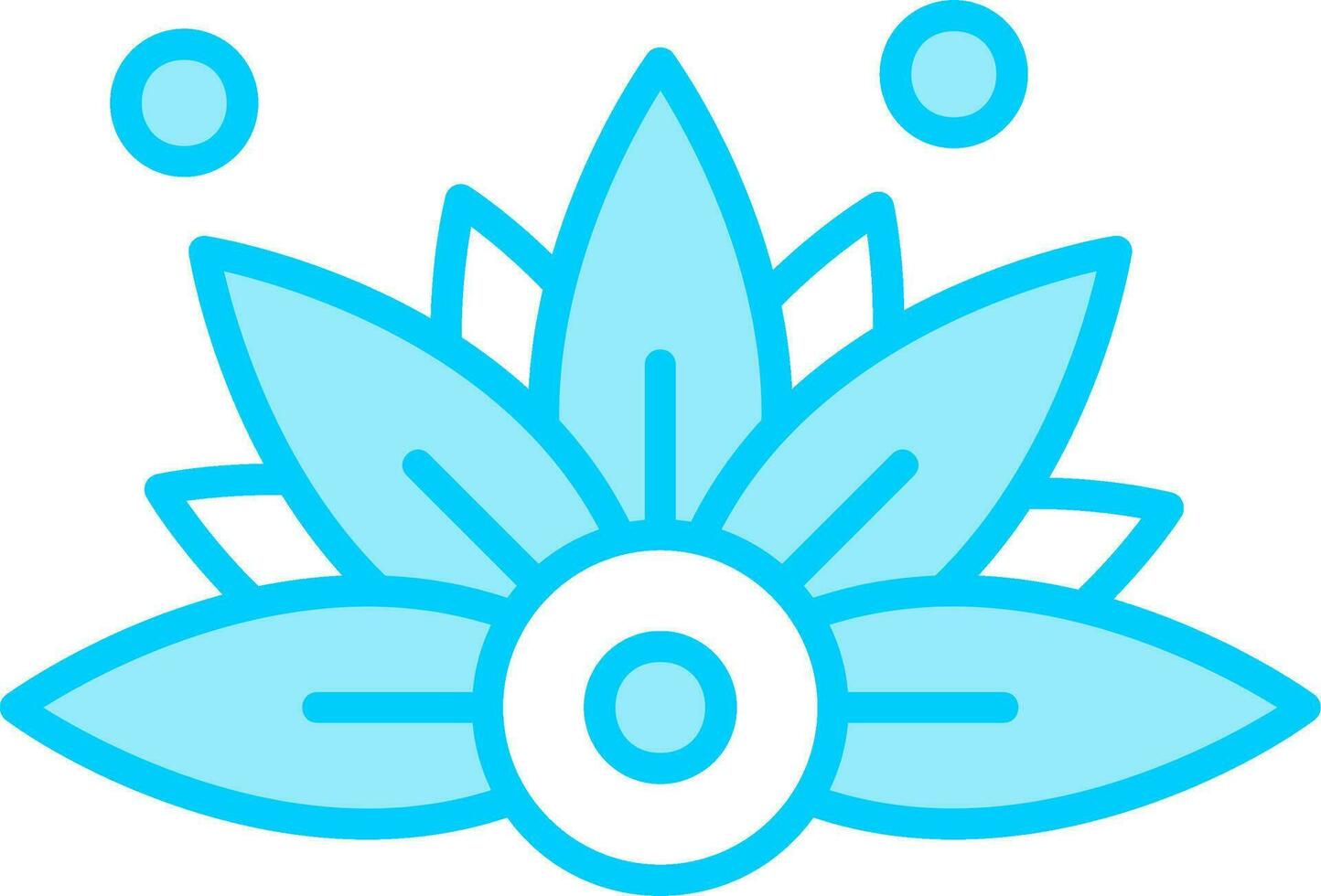 icono de vector de flor de loto