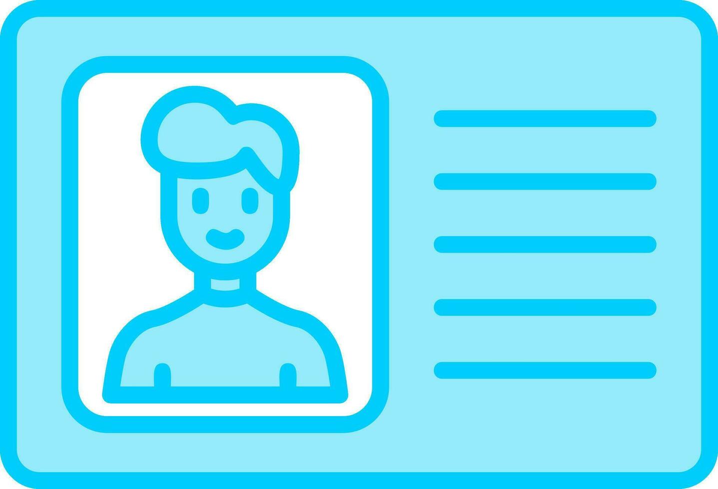 Driving License Vector Icon
