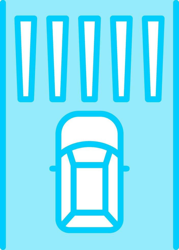 Zebra Crossing Vector Icon