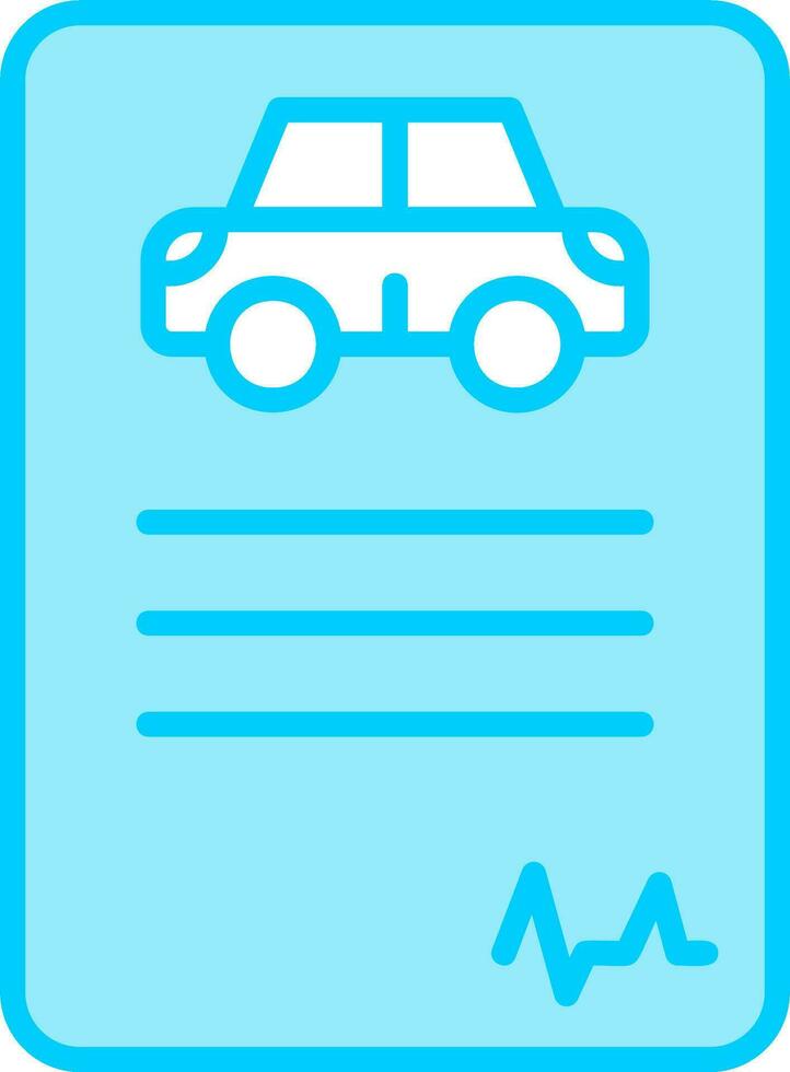 Driving License Vector Icon
