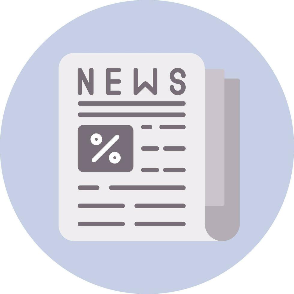 Newspaper Vector Icon