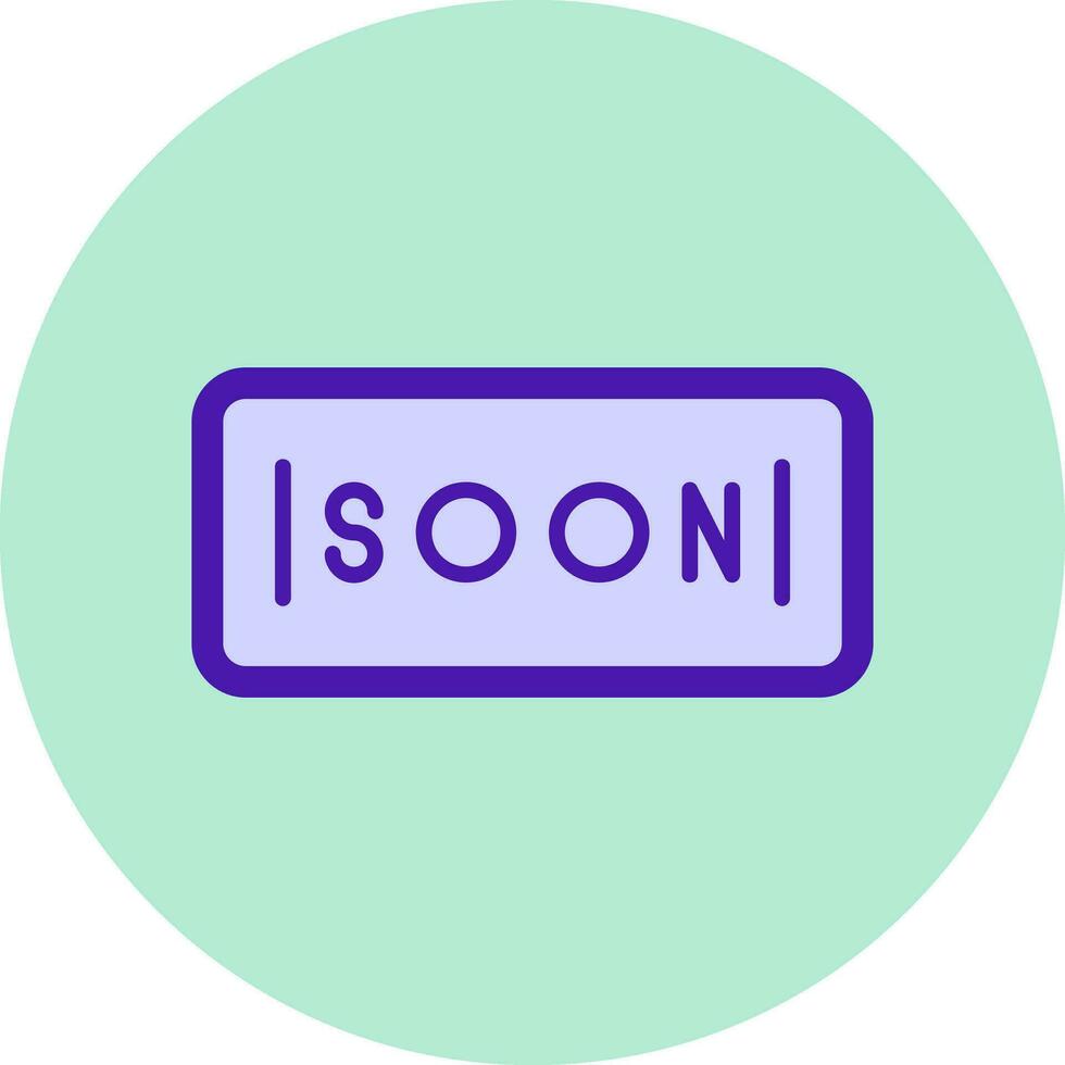Soon Vector Icon
