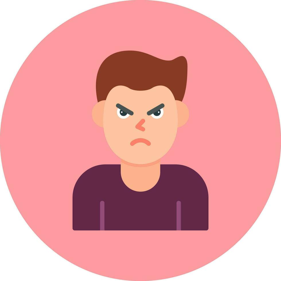 Angry Vector Icon