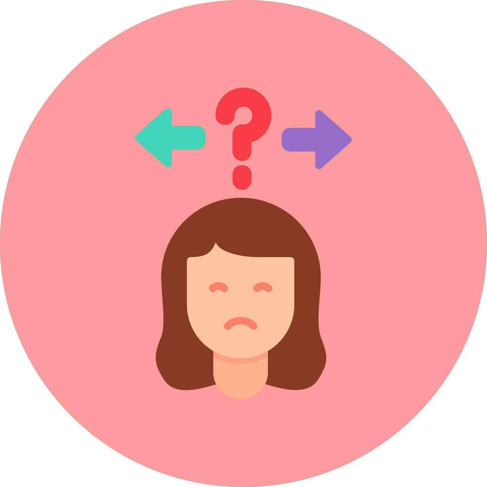 Uncertainty Vector Icon