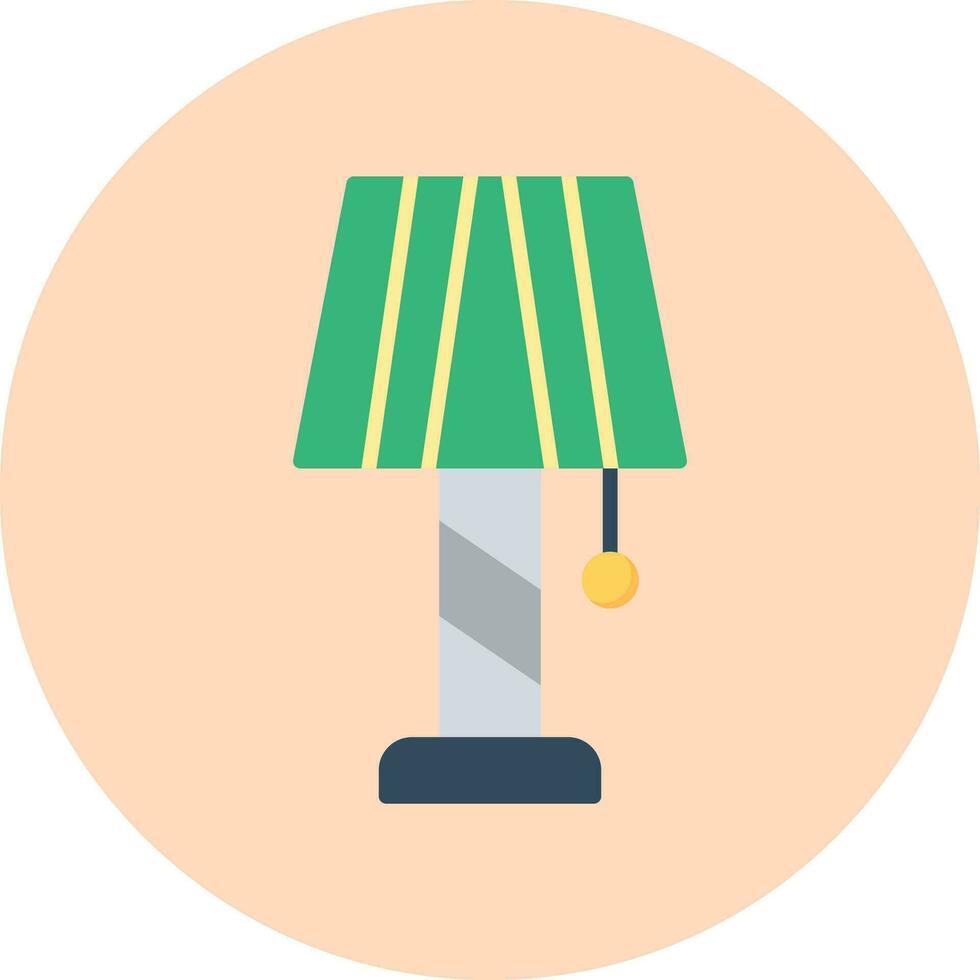 Desk Lamp Vector Icon