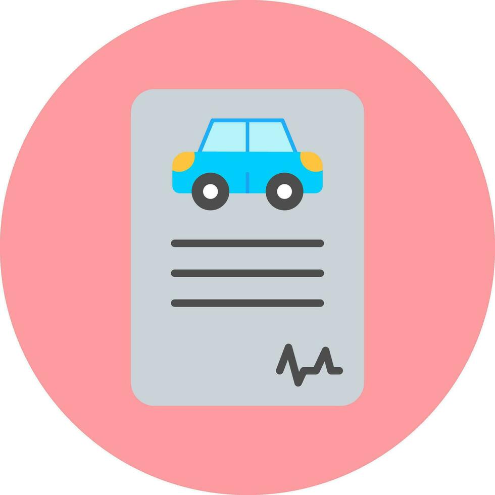Driving License Vector Icon