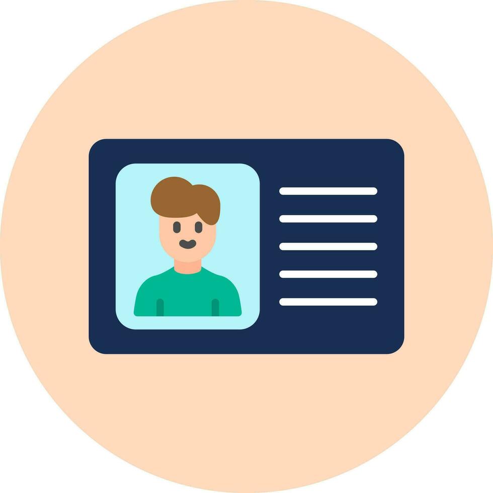Driving License Vector Icon