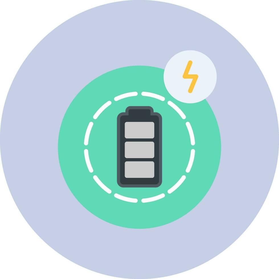 Wireless Charging Vector Icon