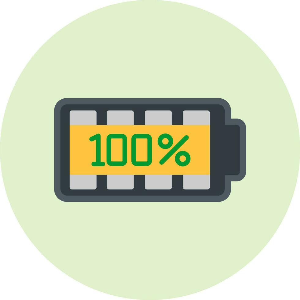 100 Percent Vector Icon