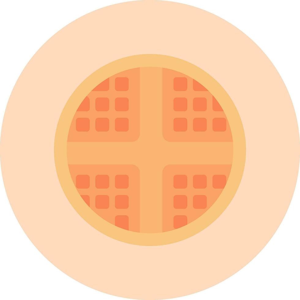 Waffle Vector Icon