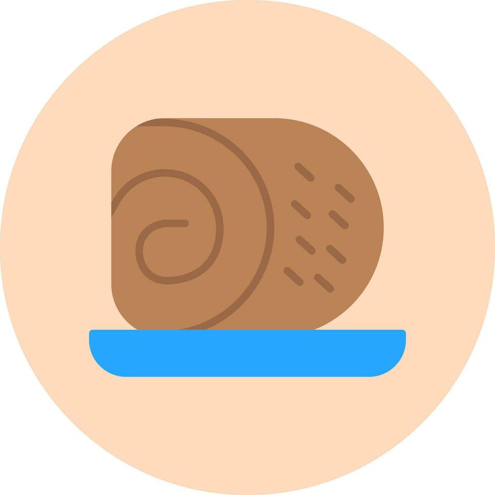 Roll Cake Vector Icon