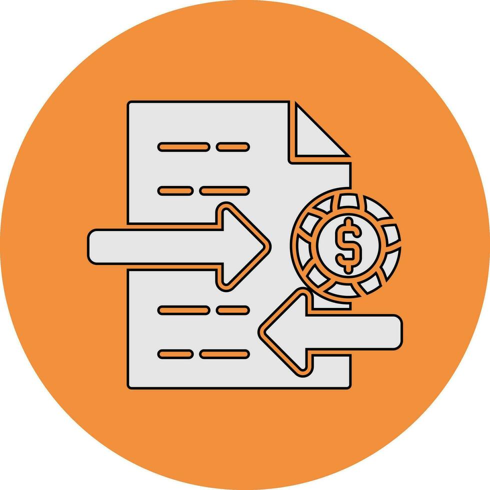 Transaction History Vector Icon