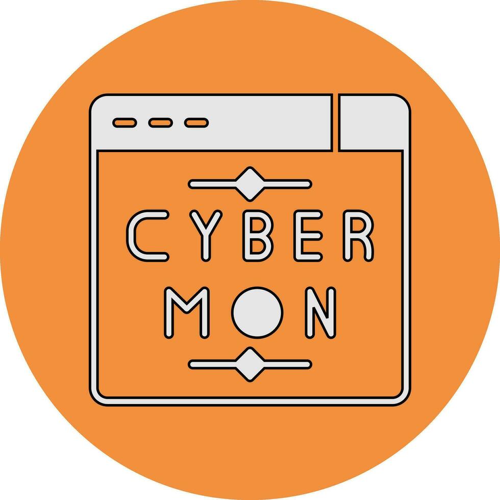 Cyber Monday Vector Icon