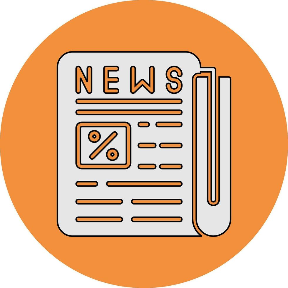 Newspaper Vector Icon